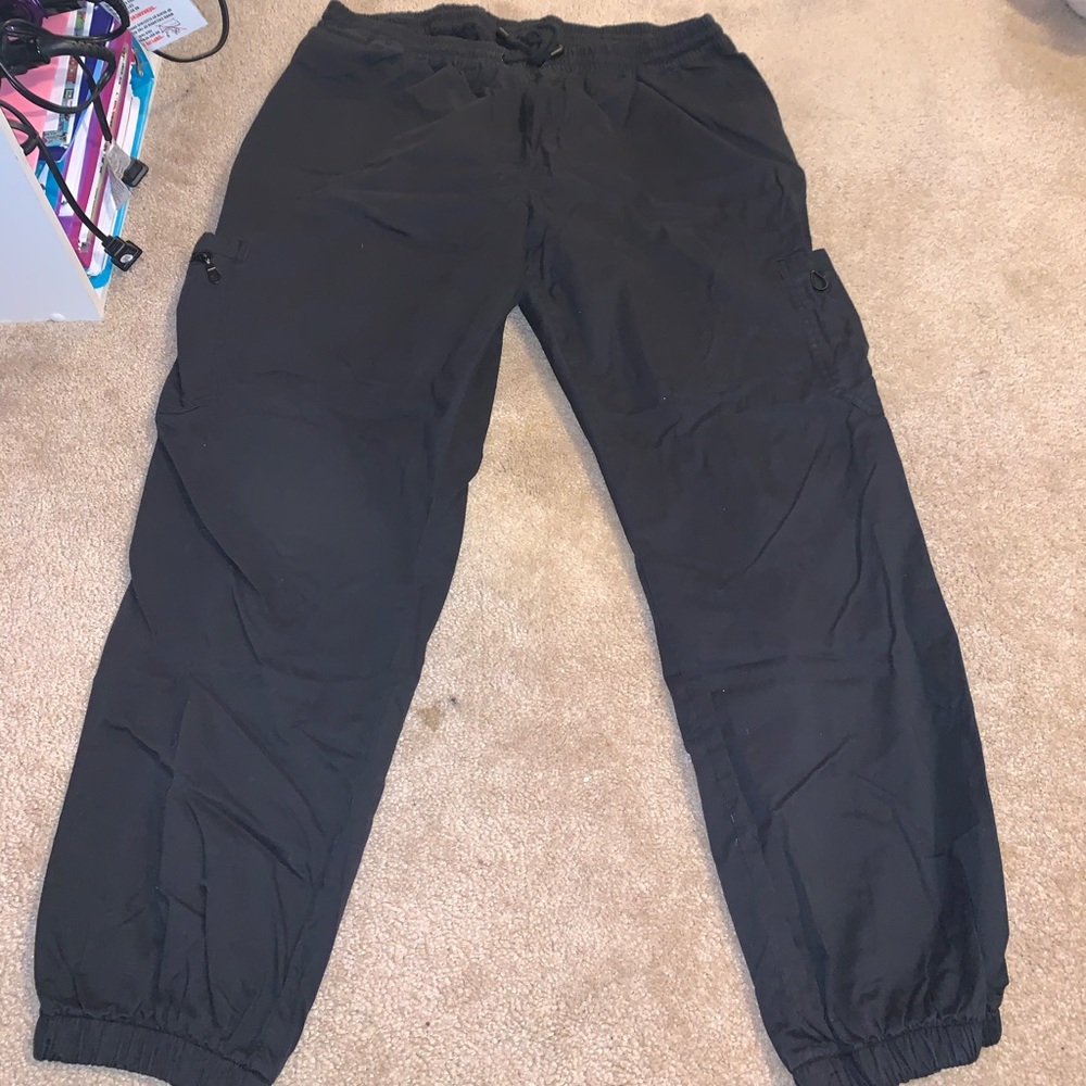 Black Cargo Scrub Pant